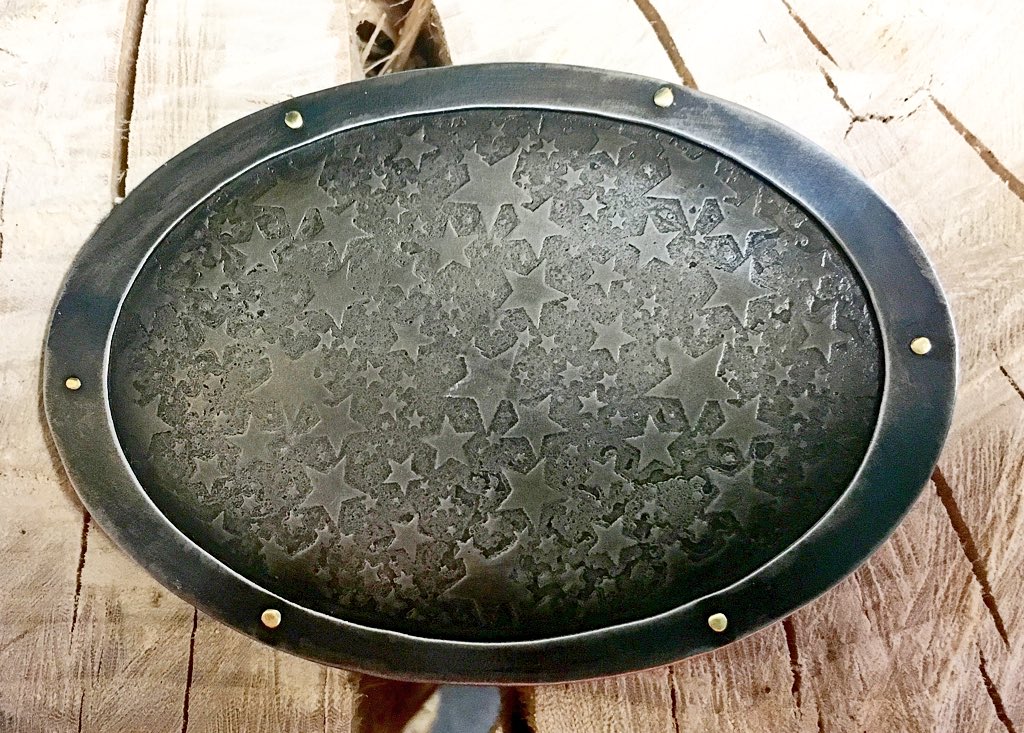 Brightems_'s tweet photo. Stars for your pants 👖🌟 #patterns #MaxfunCC #beltbuckle 
#metalwork #steel #jewelry #etsy #etch #etching #mke  #fashion #style 🐉🦄✨🌈🔮⛱🎉🎏🎁🎊🎨 https://t.co/dMd6LXL24s