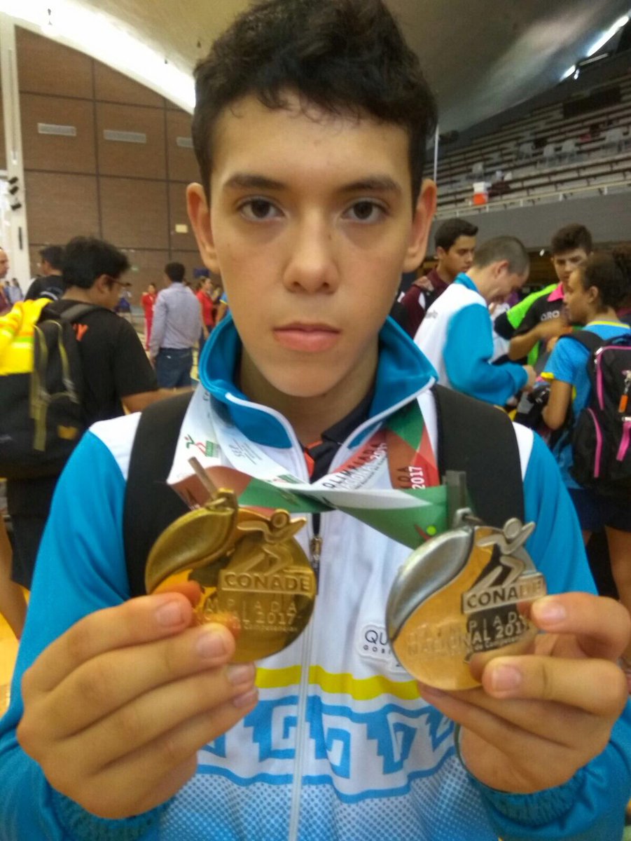cojudeqinfo's tweet photo. #AccionesDeOlimpiada #TenisDeMesa Darío Arce consigue medalla de oro 🥇para #QRoo en la modalidad individual sub15 #ConTenacidadRodoEsPosible https://t.co/4qWmZIzEcM