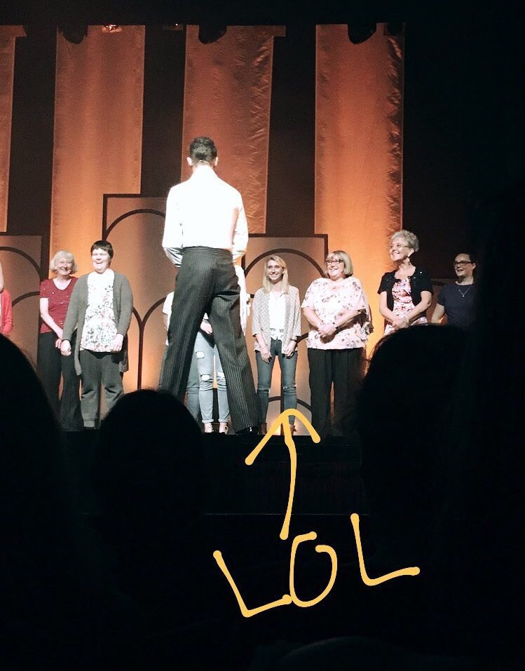 alimayx's tweet photo. I love a bit of audience participation 😂💃🏼 even if my best friend nearly got kicked out for taking the photo! @rarastyIes https://t.co/Bd8HGAfgaM