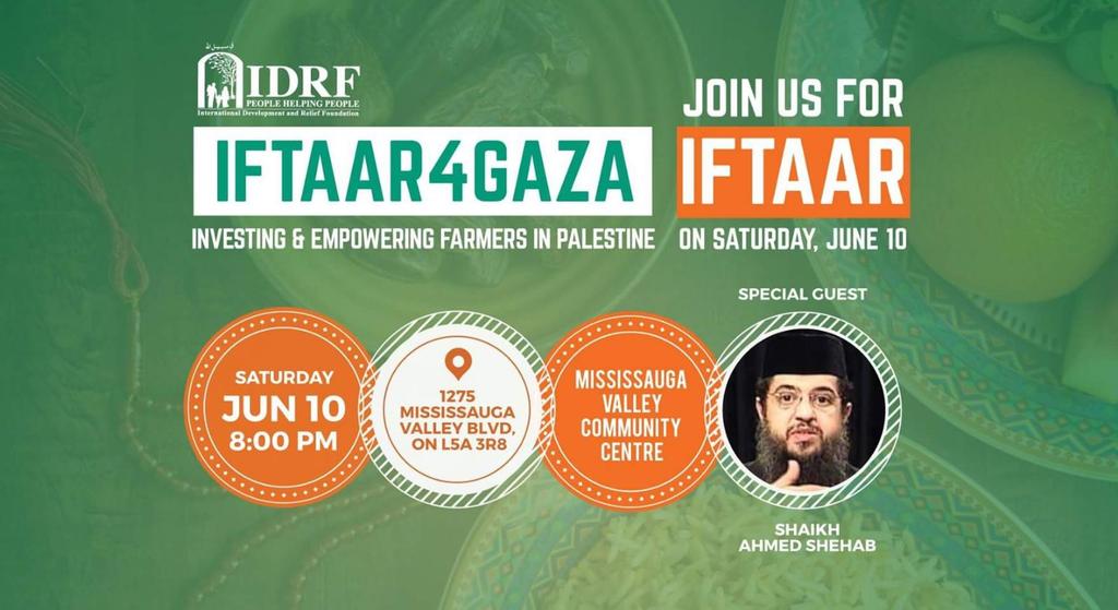 Farheenk786's tweet photo. What a busy day!! Next up @IDRF #iftaar4gaza. #beremarkable! Support families & farmers in #Gaza #1mark #Ramadan https://t.co/rFHsFWCWw8