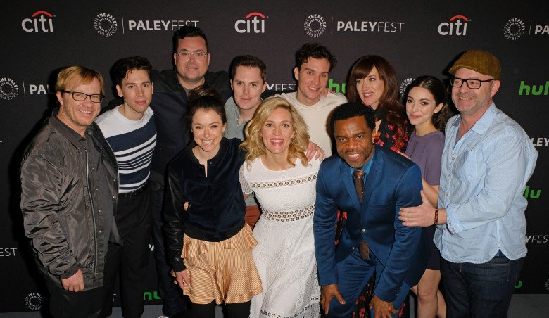 OrphanBlack's tweet photo. This cast. #OrphanBlack https://t.co/Su9AWtLrQy