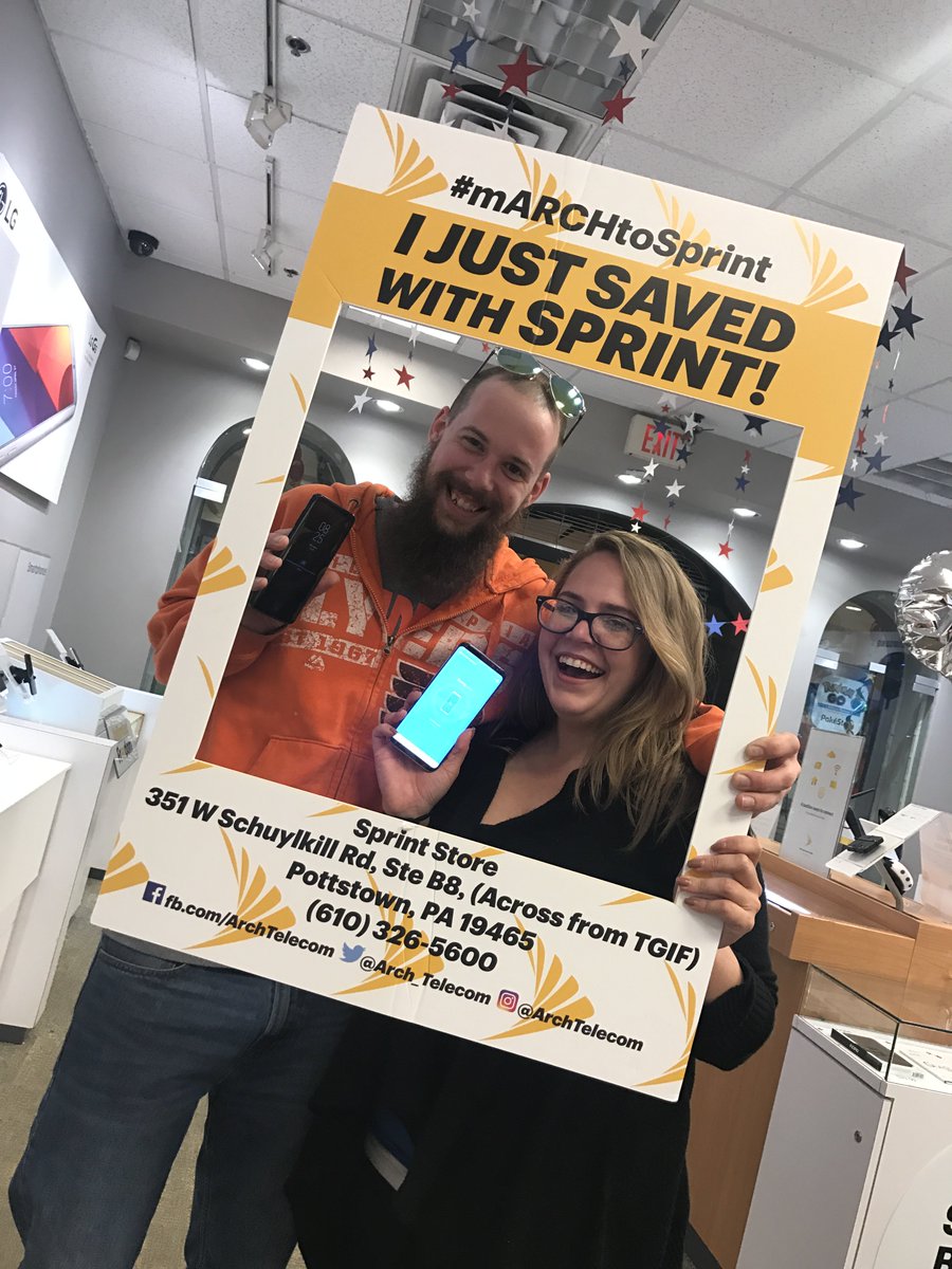 SprintCoventry's tweet photo. What a happy couple! @jjmarsh89 and Michele just got their brand new S8's with UNLIMITED high speed data from Sprint! #mARCHtosprint https://t.co/B2hteuUvXs