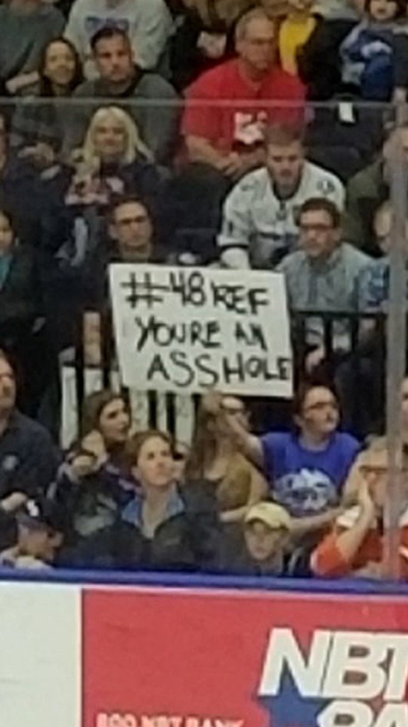 mikehartff's tweet photo. @SyracuseCrunch Section 5 row HH seat 2.  #tullyspucks.  My phone doesn't work in then barn. https://t.co/nXr3dI3sQ6