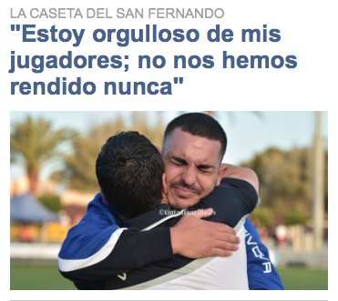 TintaAmarilla's tweet image. La caseta del San @UDSANFERNANDO2 . Déniz abraza a Aday, goleador lesionado horas antes del partido contra el Ecija
tintaamarilla.es/noticia/2017/0…