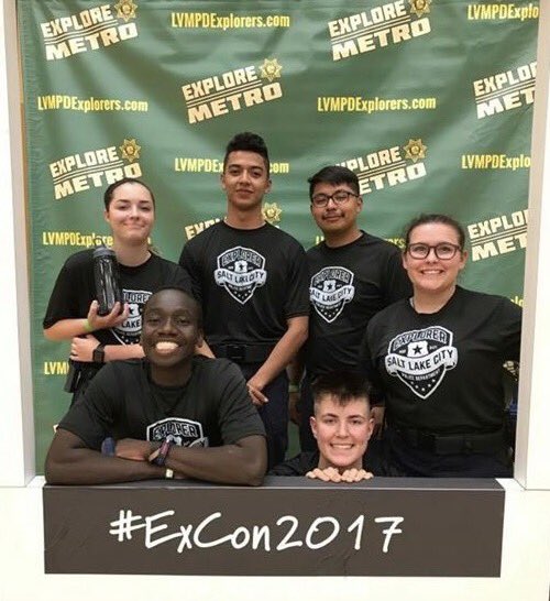 DCDoubt's tweet image. Our @SLCPD_explorers are tearin' it up at the #ExCon2017 Competition today! One more event to go. 👊🏼