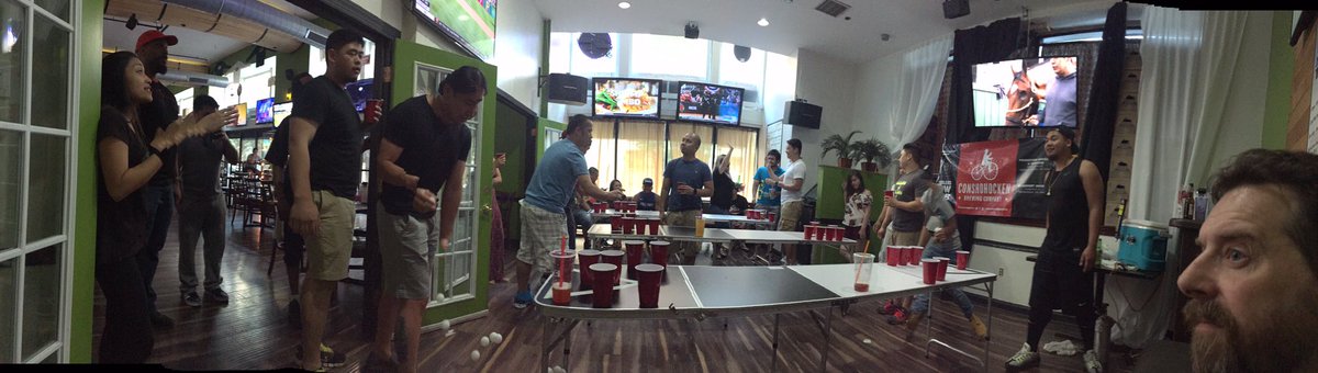 BarLyChinatown's tweet image. Happy #PBW2017! The beer pong tournament was intense @conshybrewing