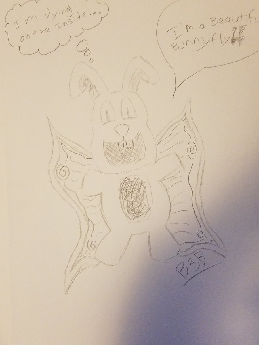 BeBessell's tweet photo. @Alwecc new Terraria video inspired me to draw this lovely Bunnyfly 🐰 🦋 https://t.co/KM8oo4vnOa