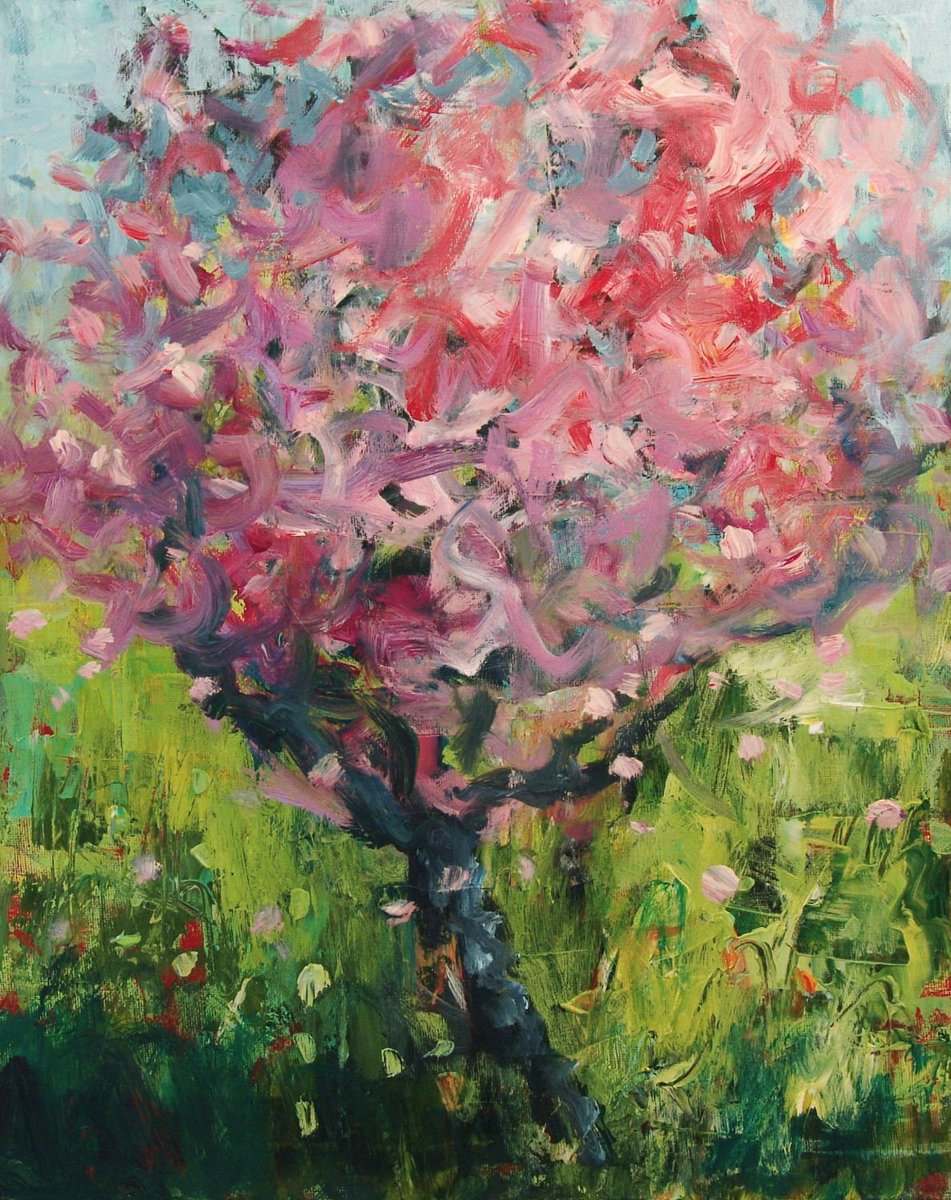 VermontPainter's tweet photo. TREE PAINTING Flowering Cherry Tree Spring Painting Landscape A… https://t.co/5LH2Vdgf41 #SamRaines #AbstractTreeArt https://t.co/TS3nFdD3Da