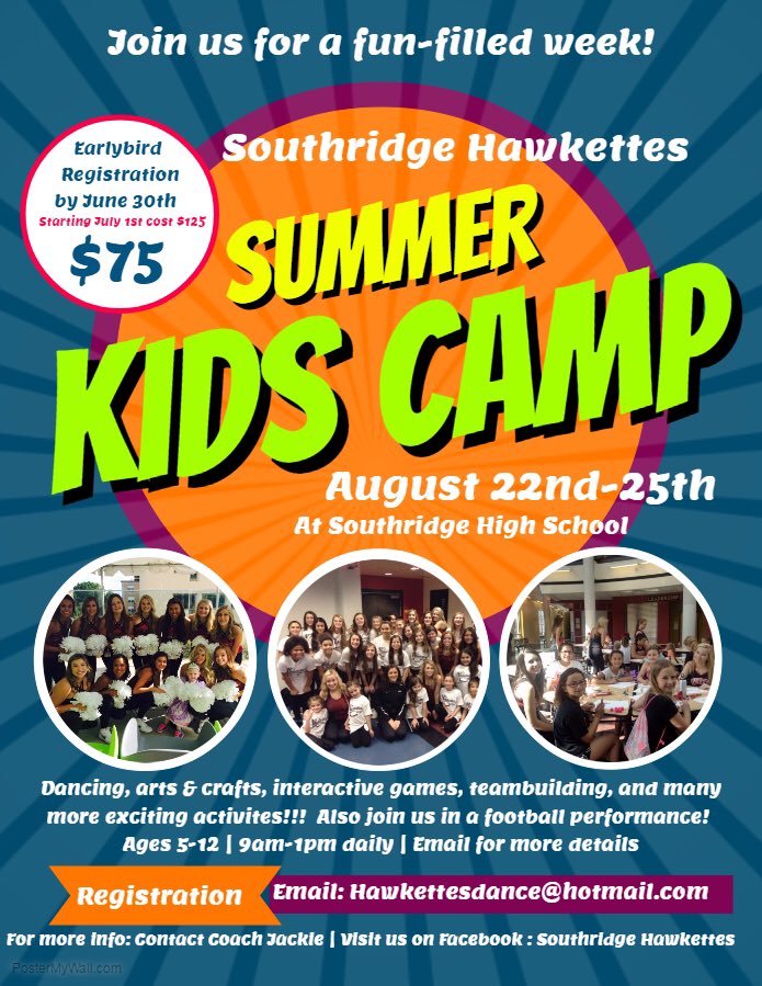 Join us this summer for our summer camp!