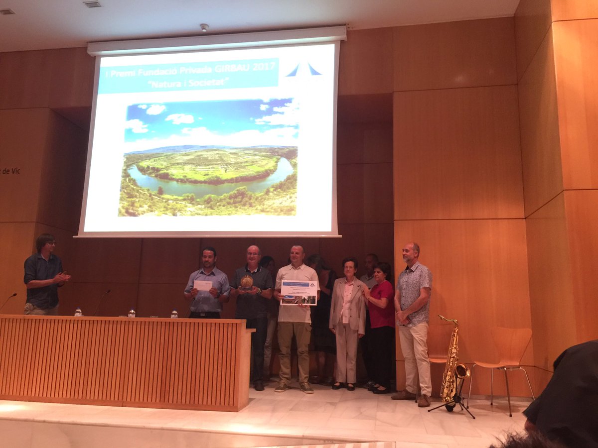 Lliurament premi Fundació Privada Girbau al projecte #VOLCAT