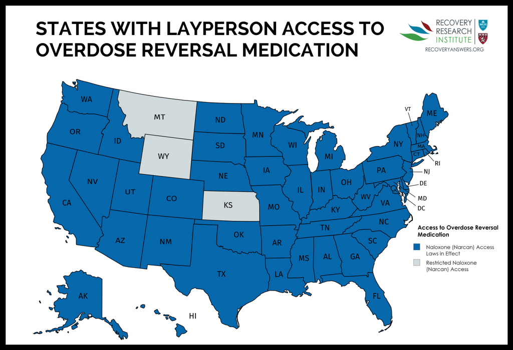 RecoveryAnswers's tweet photo. »Map of Access to Overdose Reversal Medication Naloxone/Narcan by State https://t.co/iP9oA1YKUu #narcan #naloxone #opioidepidemic #addiction https://t.co/s7a9VSgF1x