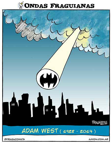 CaricaturasVe's tweet photo. La batiseñal llamo a #AdanWest a un lugar mejor. #MiBatman
Por @FragaComics https://t.co/Ger2aWWrPz