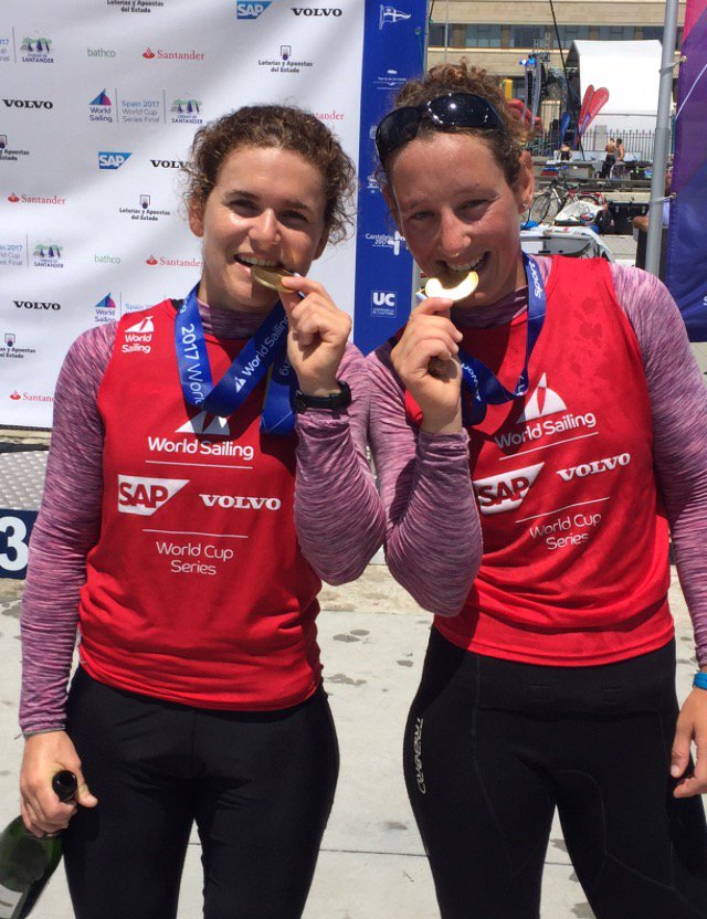 FRA134sailing's tweet photo. #medailledebronze 
#swcsantander
#49erfx
#finaledelaworldcup
#roadtotokyo2020 https://t.co/FOskkQDF5R