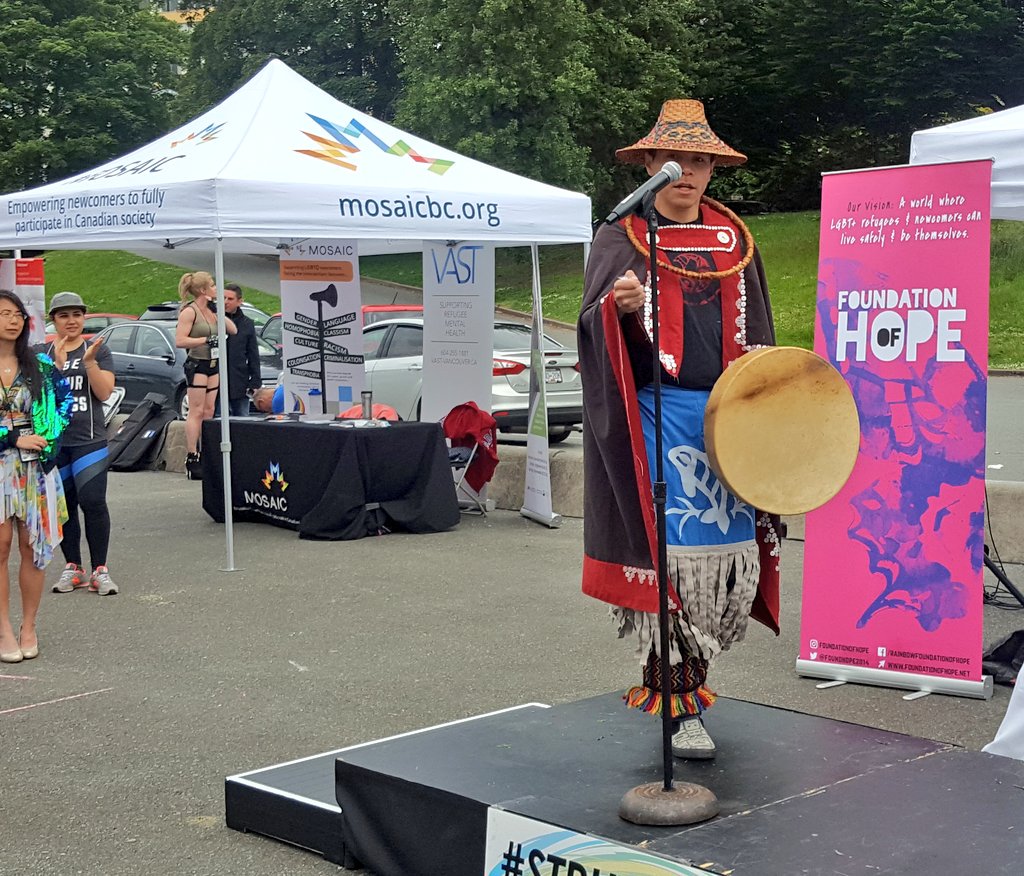 MorganeOgerBC's tweet photo. At @foundhope2014 STRUT walk today, communities are raising funds together for #lgbtq positive charities like @MOSAICBC. #strut4hope #bcndp https://t.co/VTwmQXHaMo
