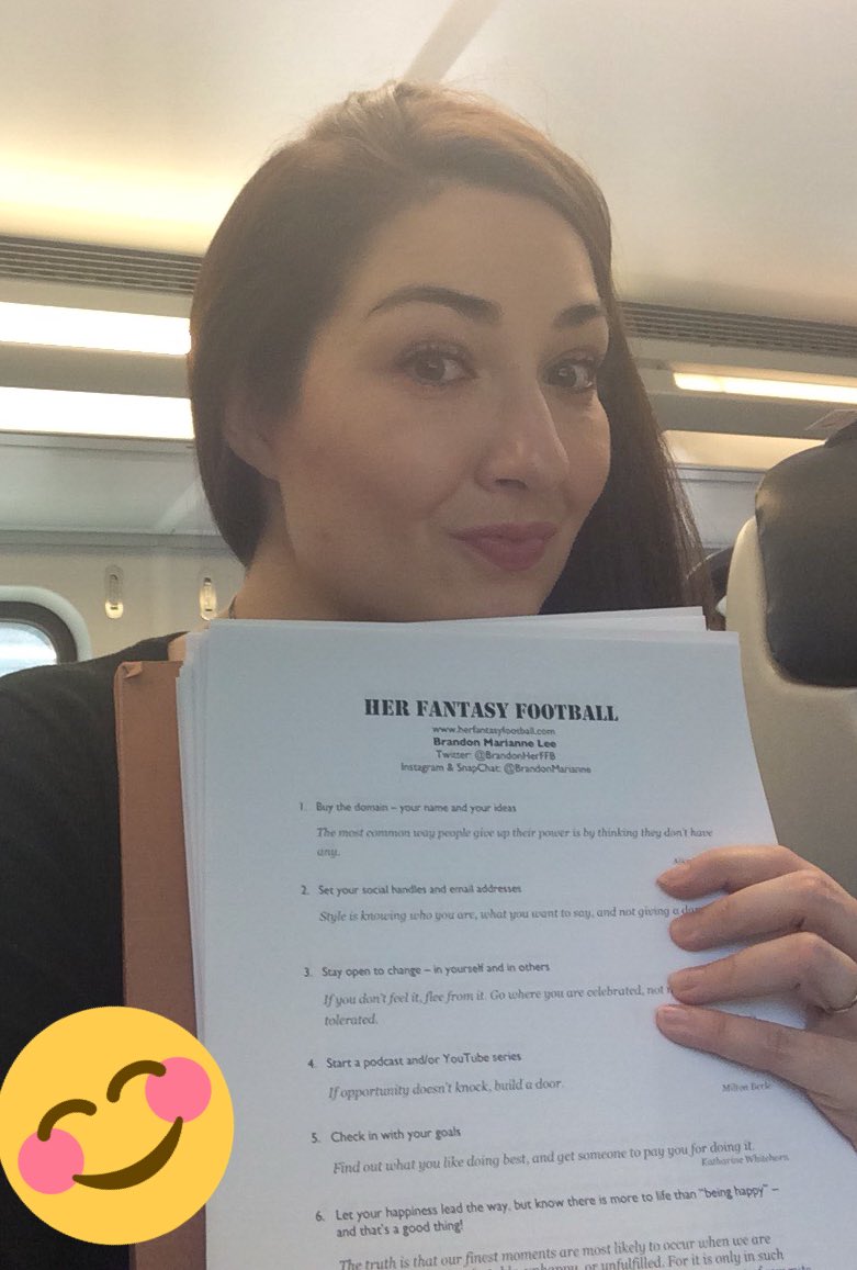 BrandonHerFFB's tweet image. Today I talk to a group of teenage women about leadership, forging a career in sports media &amp;amp; pursuing excellence at @theFabulousinme #proud