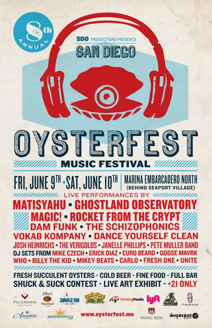DJ Line Up for Saturday June 10th @ Embarcadero North Oysterfest San Diego:@DjBillytheKid_ <a href="/mikeybeats/">Mikey Beats</a> @DJWhO1 <a href="/djfreshone/">djfreshone</a> @dj_unite