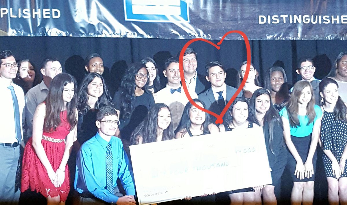 Anderson Leal was awarded a Ford Salute 2 Education scholarship (&amp; laptop!) &amp; Ms. Gilman was named a Mentor of the Year.
<a href="/sr_reef/">Coral Reef Sr High</a> 
<a href="/17CRHS/">Cuda Class of 2017</a>