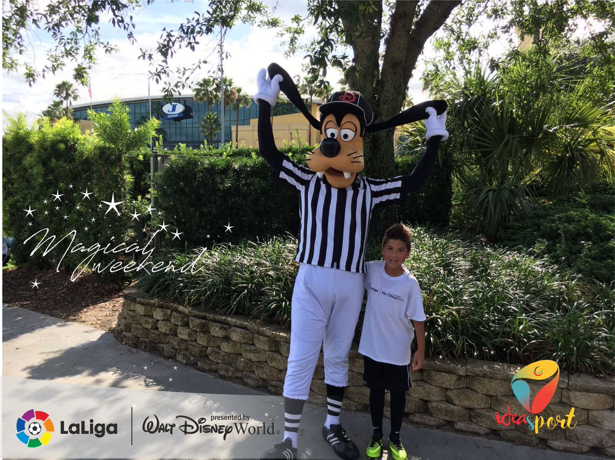 IdeaSportSoccer's tweet photo. We hope you're having a wonderful magical day hand in hand with #DisneyWorld, #LaLiga and #IdeaSportfc.

#WeLoveSoccer #Soccer #Football https://t.co/nkKjBpa0TZ