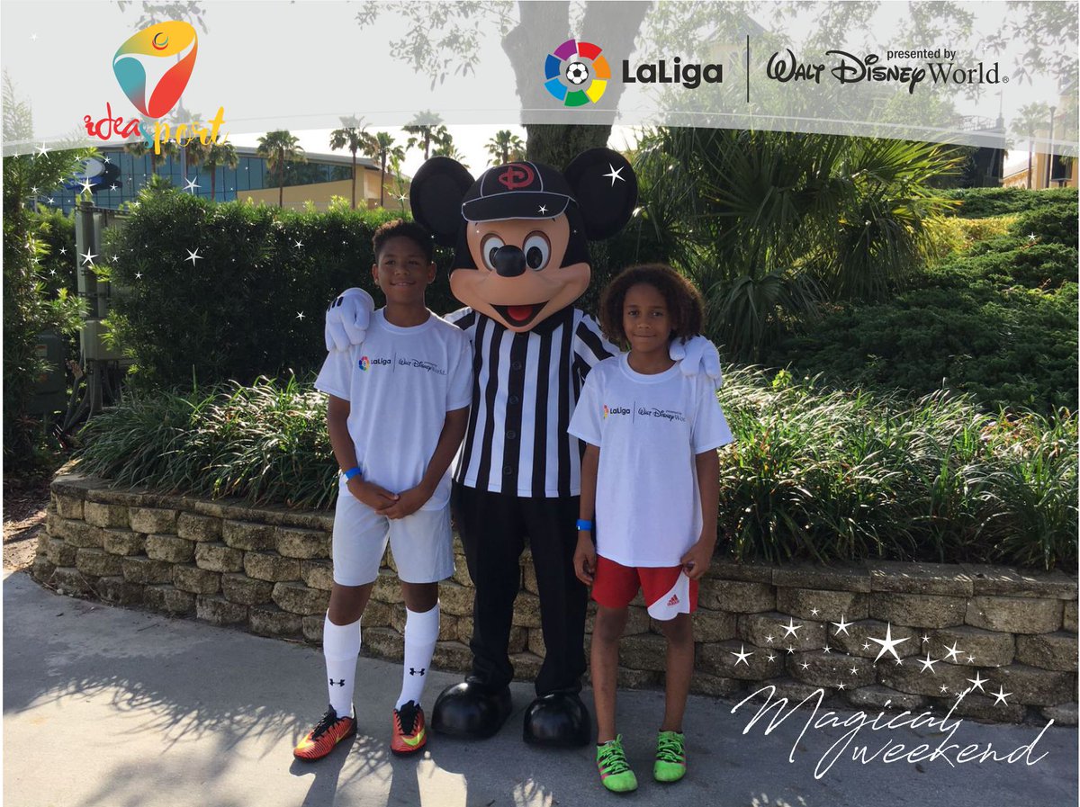 IdeaSportSoccer's tweet photo. We hope you're having a wonderful magical day hand in hand with #DisneyWorld, #LaLiga and #IdeaSportfc.

#WeLoveSoccer #Soccer #Football https://t.co/nkKjBpa0TZ