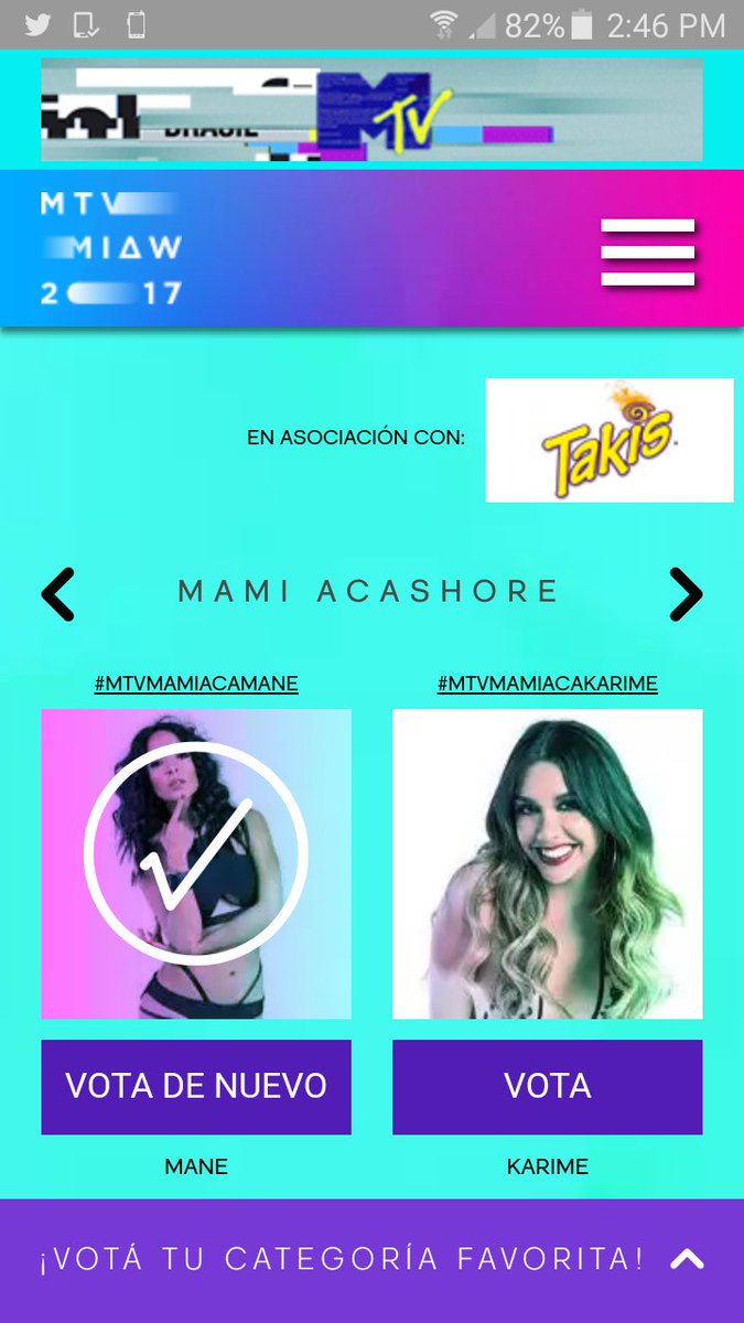 BecaRgg's tweet photo. @manelyk_oficial 
@ManeMTVAcaShore 
#PREMIOSMTVMIAW 
#MTVMAMIACAMANE https://t.co/Sjt0OYdGYe