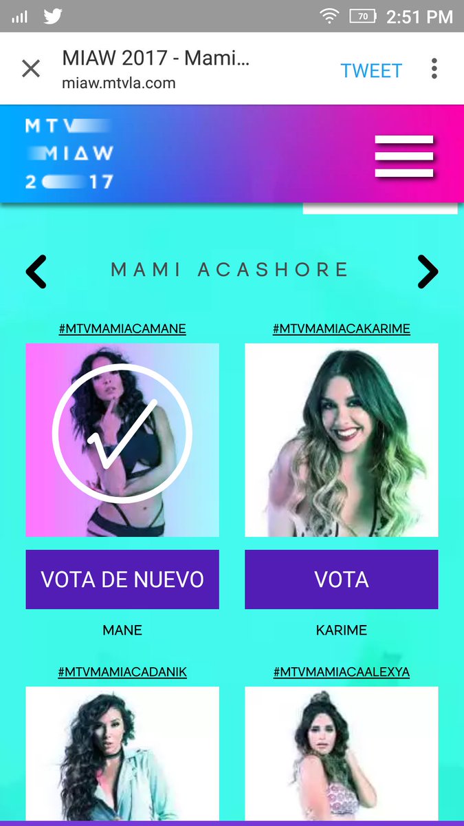 SoyKarlaTorres_'s tweet photo. #PREMIOSMTVMIAW #MTVMAMIACAMANE
Aquí sigo ❤🔥🔥🔥🔥 https://t.co/kkkVoz3ApC