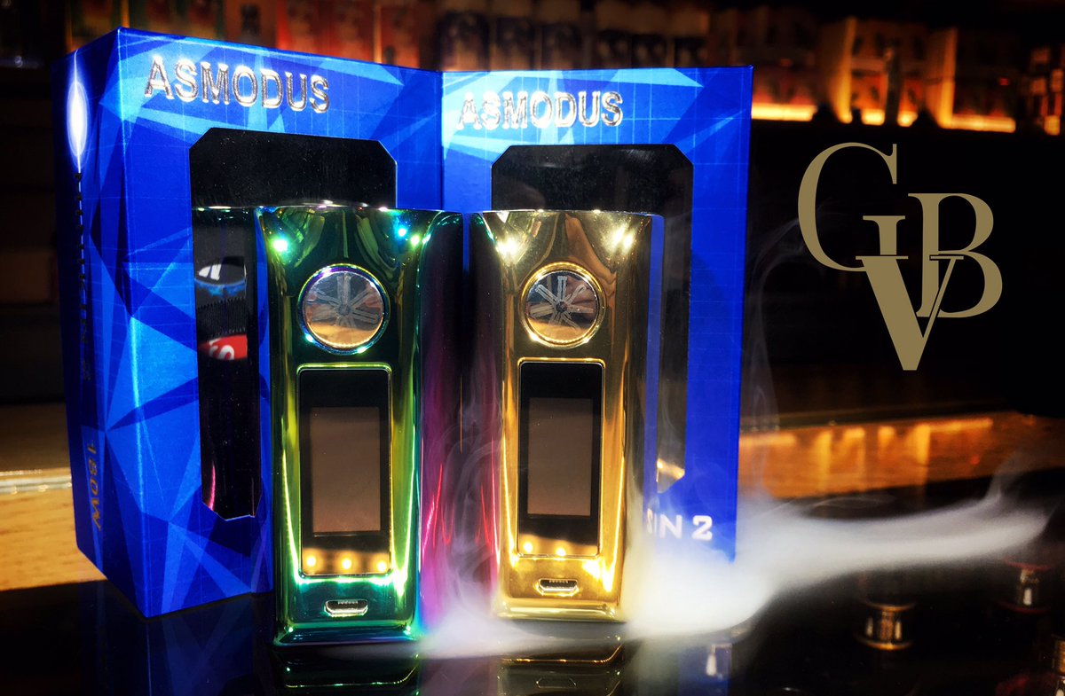 Oooh Shiny! Asmodus Minikin 2 180w💨💨👍 Award winning performance! #vapefindr #vapeshop #vapelife #ecig #coilporn #luxury #Holborn #classy