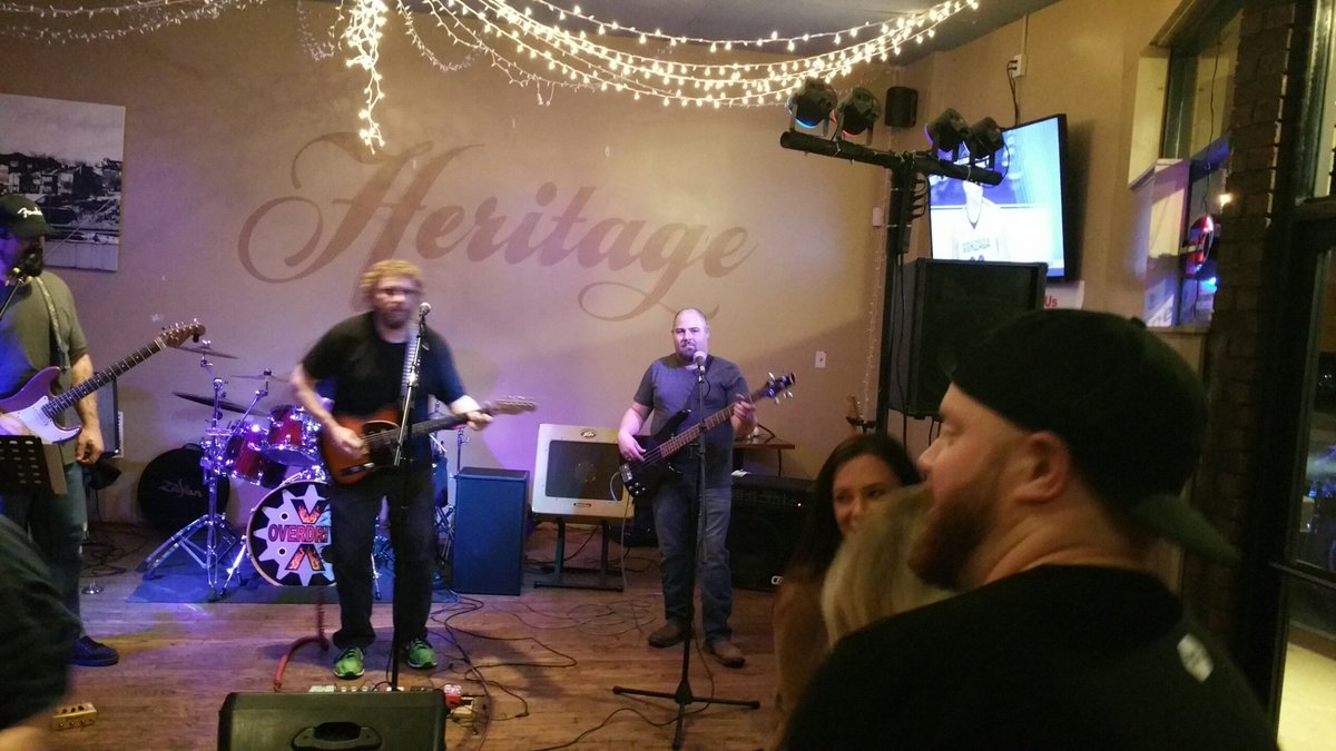barrnme's tweet photo. All about that Bass #bassplayer and #guitarplayer #drummertoo #andsings Standing in with OVERDRIVE https://t.co/5m0jcaUEvA