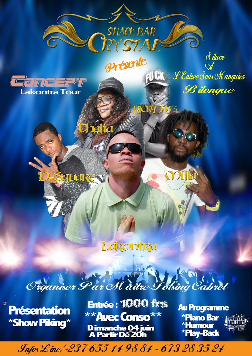 ce dimanche au crystal snack-bar situé à l'entreé sous-manguier bilongue