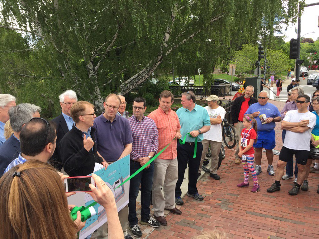 MysticMyRWA's tweet image. Winchester fish ladder ribbon cutting! Herring habitat continues to expand in the Mystic 🐟🐟