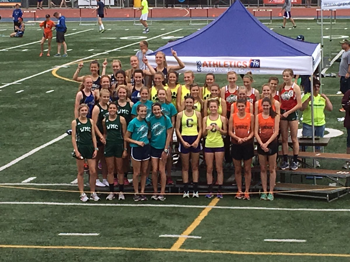 WMC_Track's tweet photo. Girls 4x8 Relay 5th at State and a school record!!!! https://t.co/vTl7L8rcFq