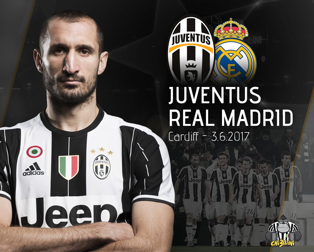 chiellini's tweet photo. #JuveReal #ItsTime #UCLFinal https://t.co/O1DLj23nL7
