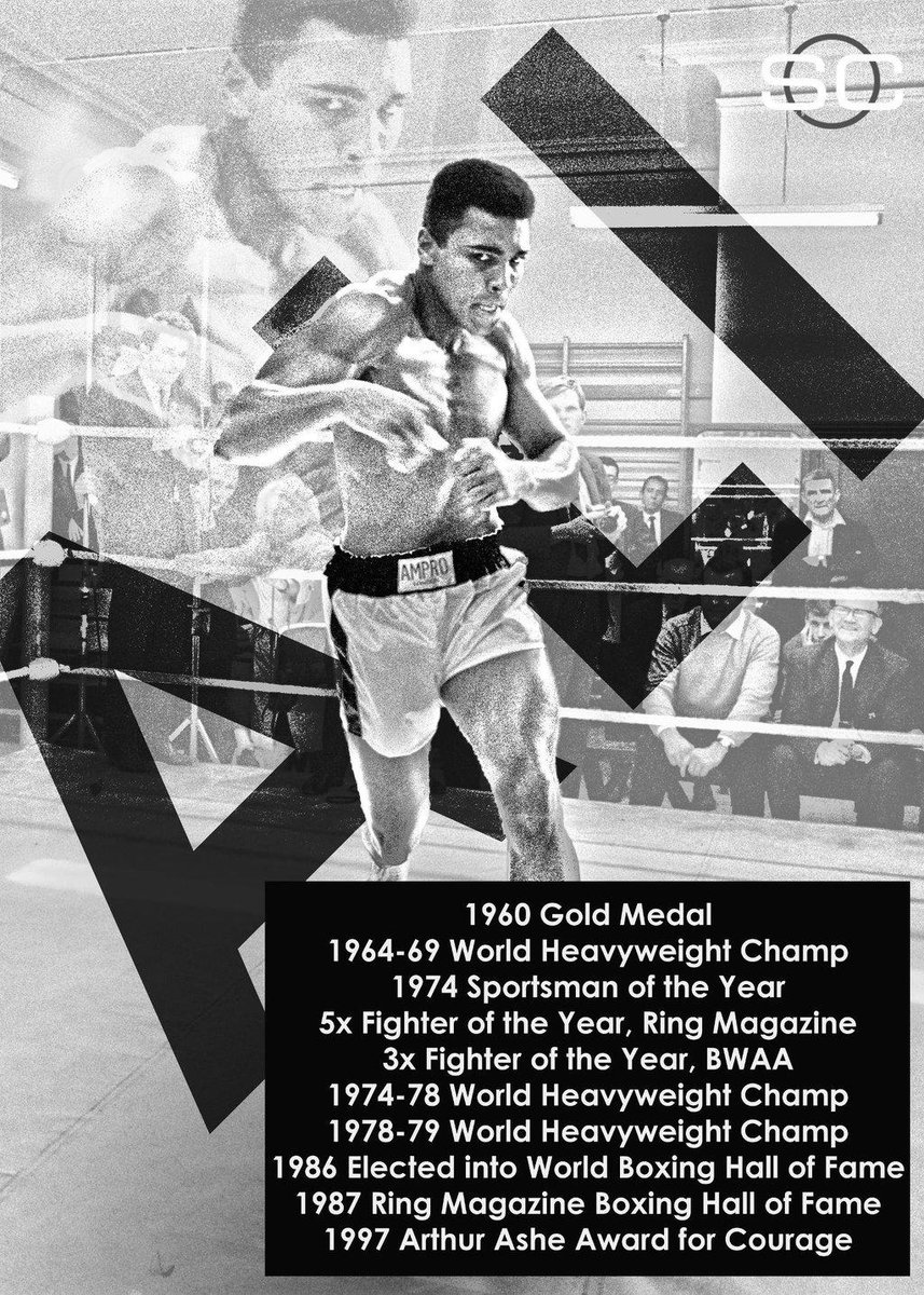 SportsCenter's tweet photo. It's been a year since the world lost The Greatest. https://t.co/krh6njYNqg