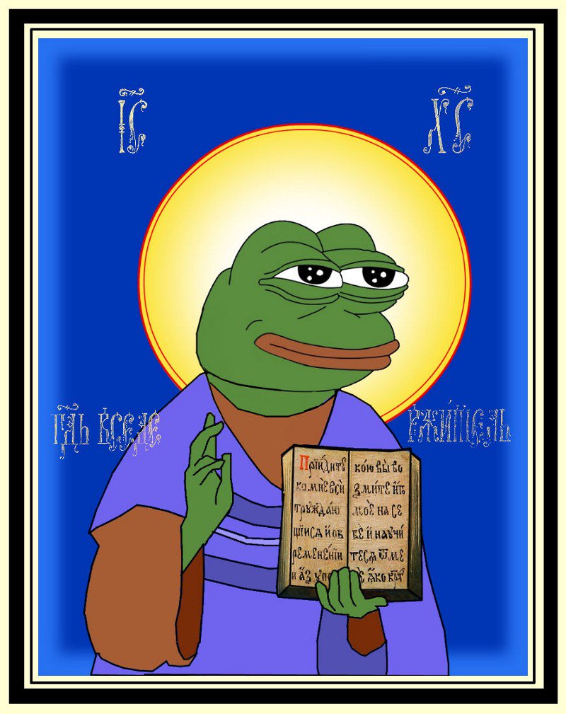 Dr Jordan B Peterson on Twitter: "PEPE meme creators ask you to see what you want to see. Radical leftists see nightmare rightwingers: simultaneously pro-Obama/pope/Christ? https://t.co/wXC0XDc8l7" /
