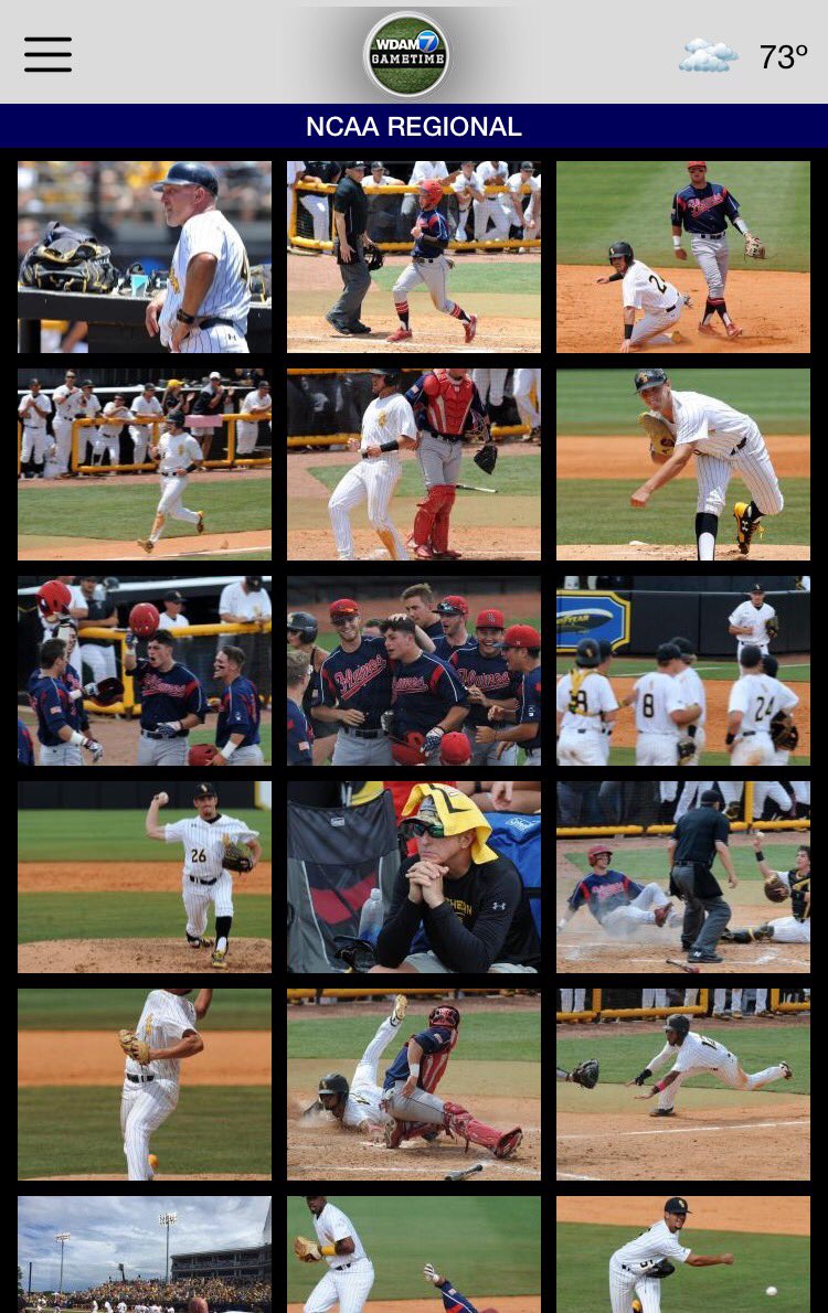 AmandaLaBrot's tweet photo. Don't forget to download our WDAM 7 Gametime app for highlights, game stories and photos from Pete Taylor Park! https://t.co/JciADGSd7l