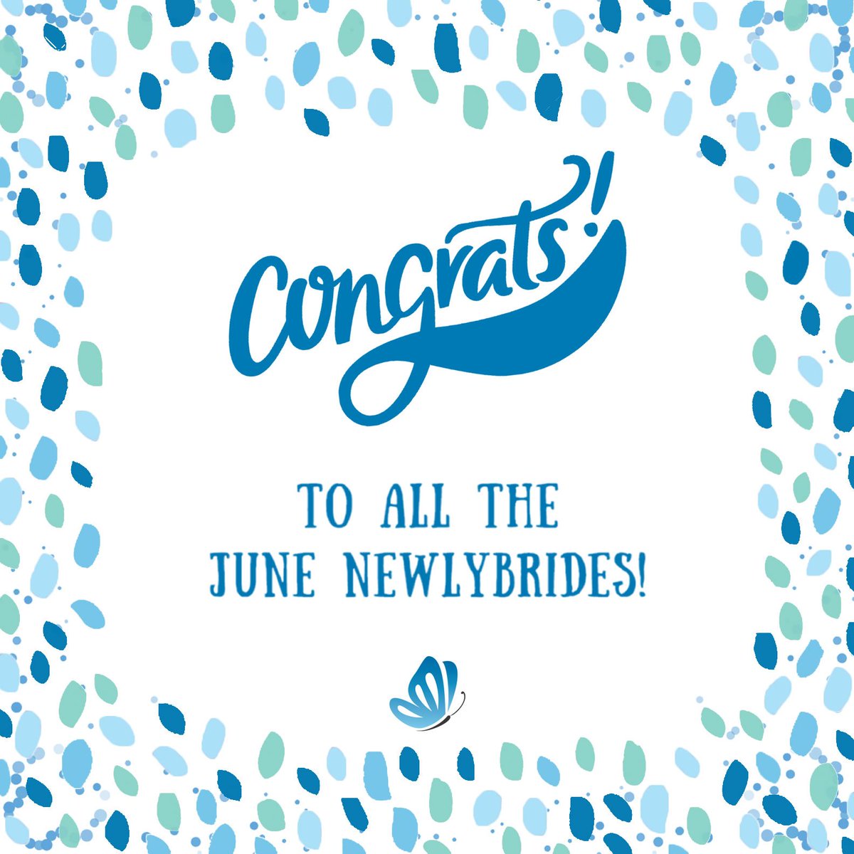 Celebrating all the June Newlybrides,  especially our very own @BrittanyMBraun1  who is saying #ido this weekend!  We love you Brit!