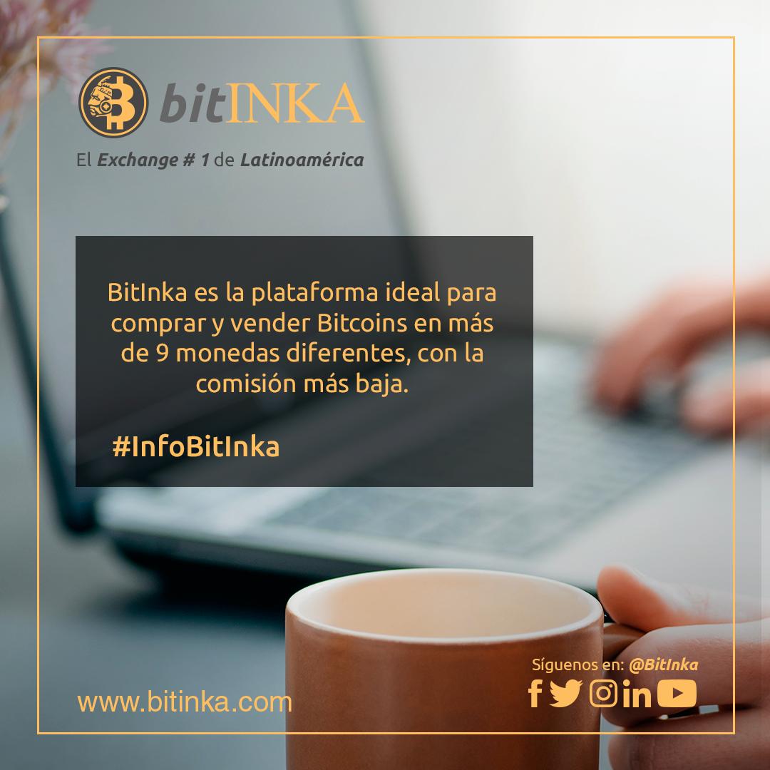 BitInka's tweet photo. #InfoBitInka >>> BitInka es la plataforma ideal para comprar y vender Bitcoins en más de 9 monedas diferentes https://t.co/Q10cwdBVqm