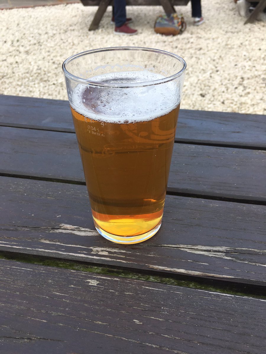 GossyRJ's tweet photo. @WatlingStBeer @LowerRed @letchmoreheath @waggonandhorse6 @parkrunUK @StAlbanshalf #barcodebeer in the sun @LowerRed Cheers guys! @WatlingStBeer https://t.co/hbSg0hJ6gA