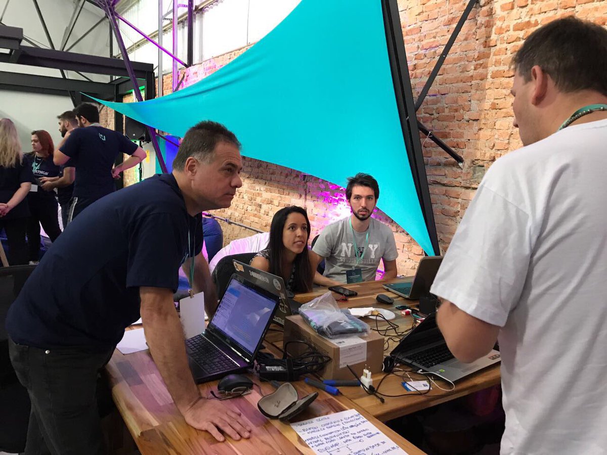 vusecurity's tweet photo. ¡VU presente!  #hackathonciab #cisconohackathonciab Creatividad, innovación y emprendedorismo @Cisco_LA  @ciscoconosur https://t.co/BGyr9lD6k9