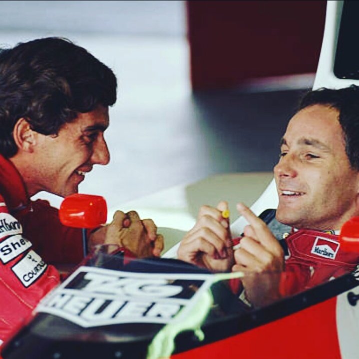 f1mrfox's tweet photo. The easiest of friendships vs the toughest.. #SennaBerger #SennaProst 
#F1 https://t.co/Wkhr0wbDgS