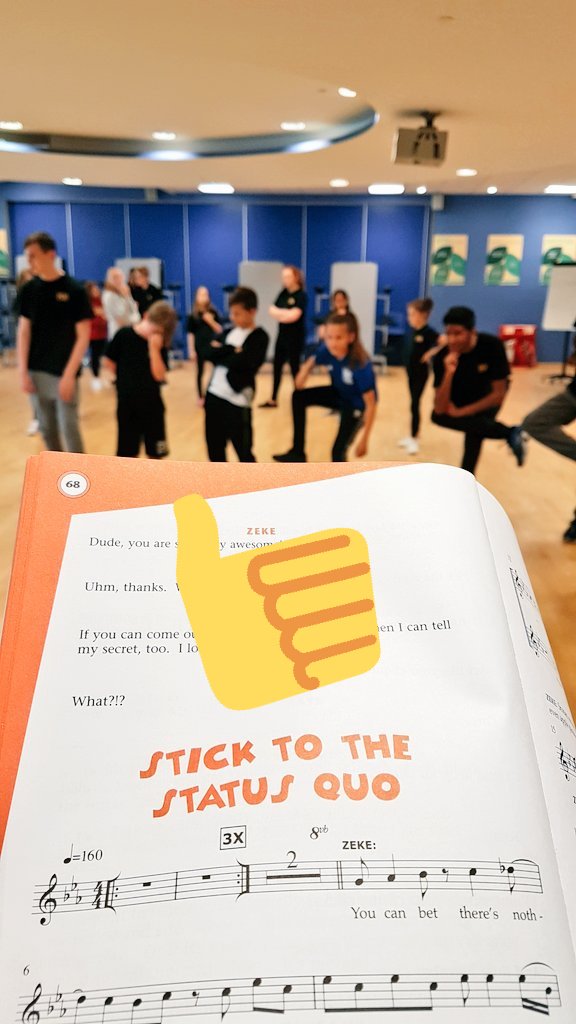PQASOLIHULL's tweet photo. Stick to the Status Quo. #8weekstogo  #highschoolmusical #pqasolihullpm https://t.co/kMgLaCHuv5