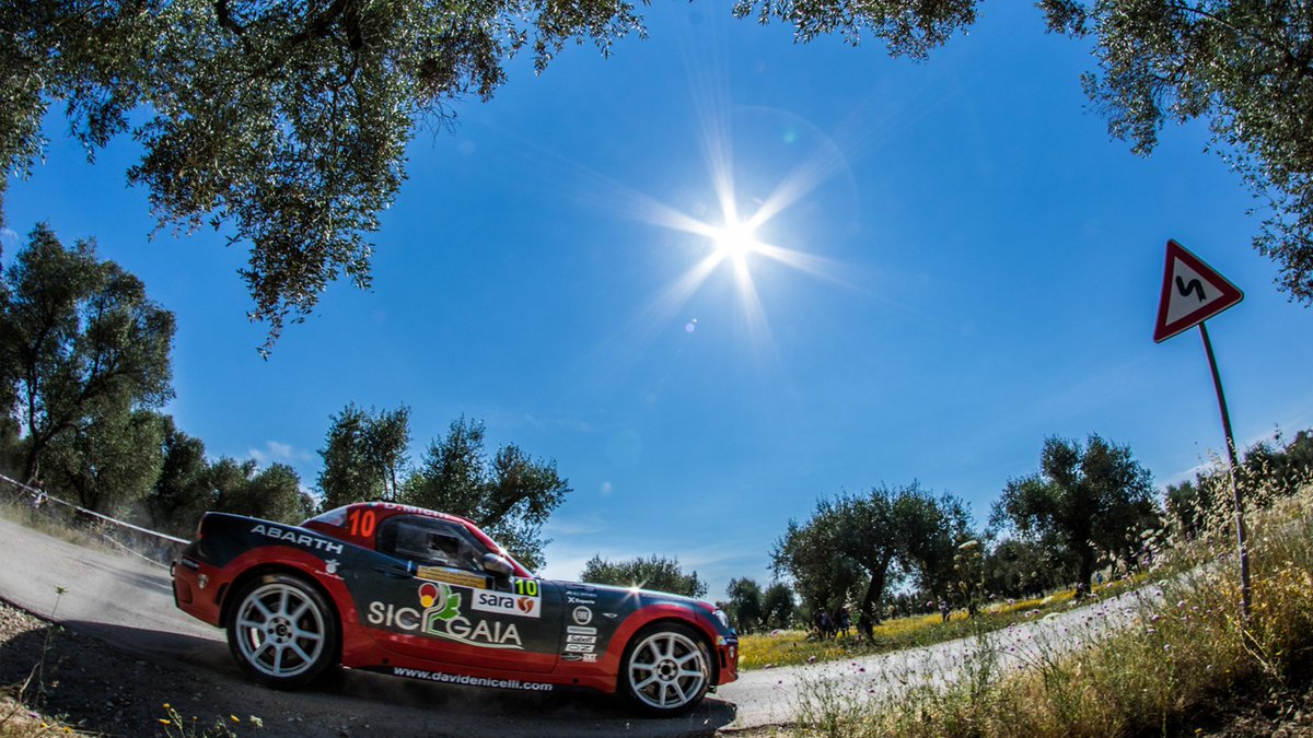 TeamAbarth's tweet photo. Tarmac, as it’s meant to be #Abarth124rally. The Scorpion at the 50th edition of the #50rallysalento. https://t.co/jdKpI4UZe2