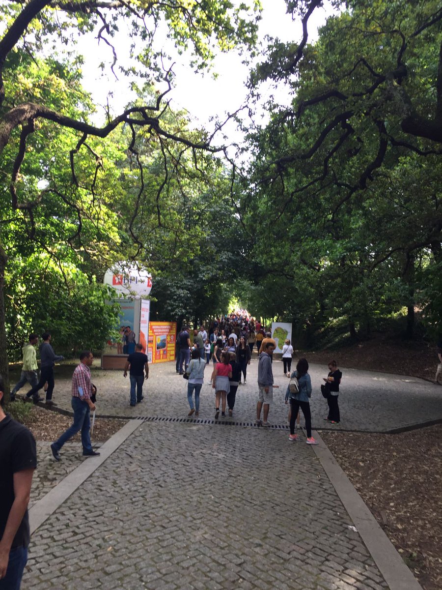 turisriasbaixas's tweet photo. Los pasajeros del #AtlanticoExpress hacen escala en #Serralves, que está "em festa" ahora mismo. #RíasBaixasFests @serralves_twit https://t.co/5SO0yQS5DW