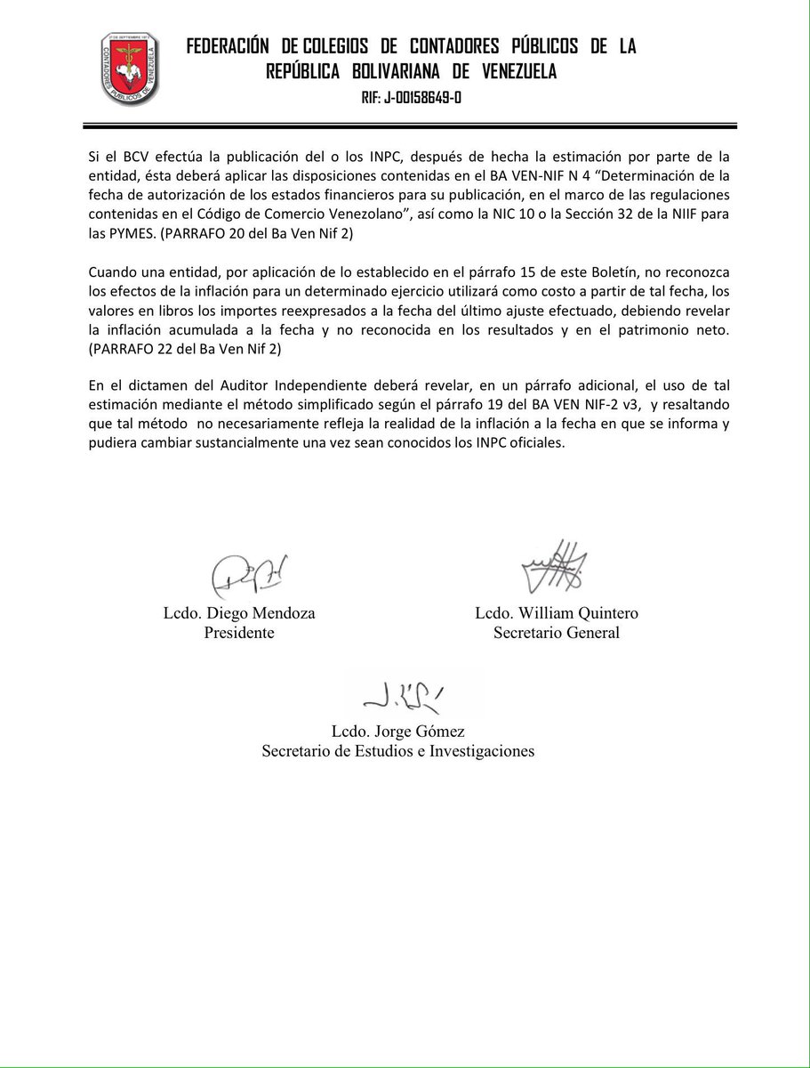 fids's tweet photo. Y como si fuera poco, los contadores adoptamos nuestra propia fórmula de medición de inflación en 🇻🇪 ¿cuál será la más acertada? #Conta5 https://t.co/rWgcUGuoMB