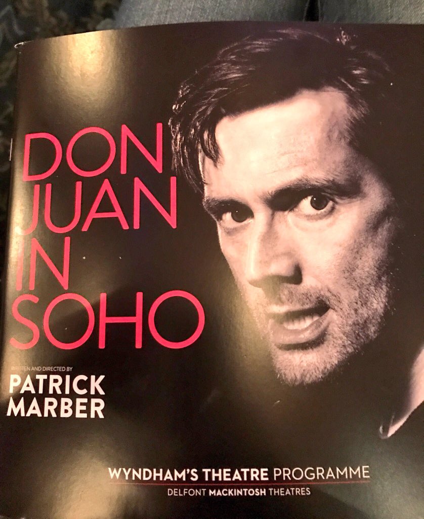 HeyImSallyW's tweet photo. Just watched #DonJuaninSoho it was bloody brilliant! David Tennant &amp; Adrian Scarborough (&amp; all the cast) were sublime! Well worth the trip 😁 https://t.co/ShNLKrNlnt