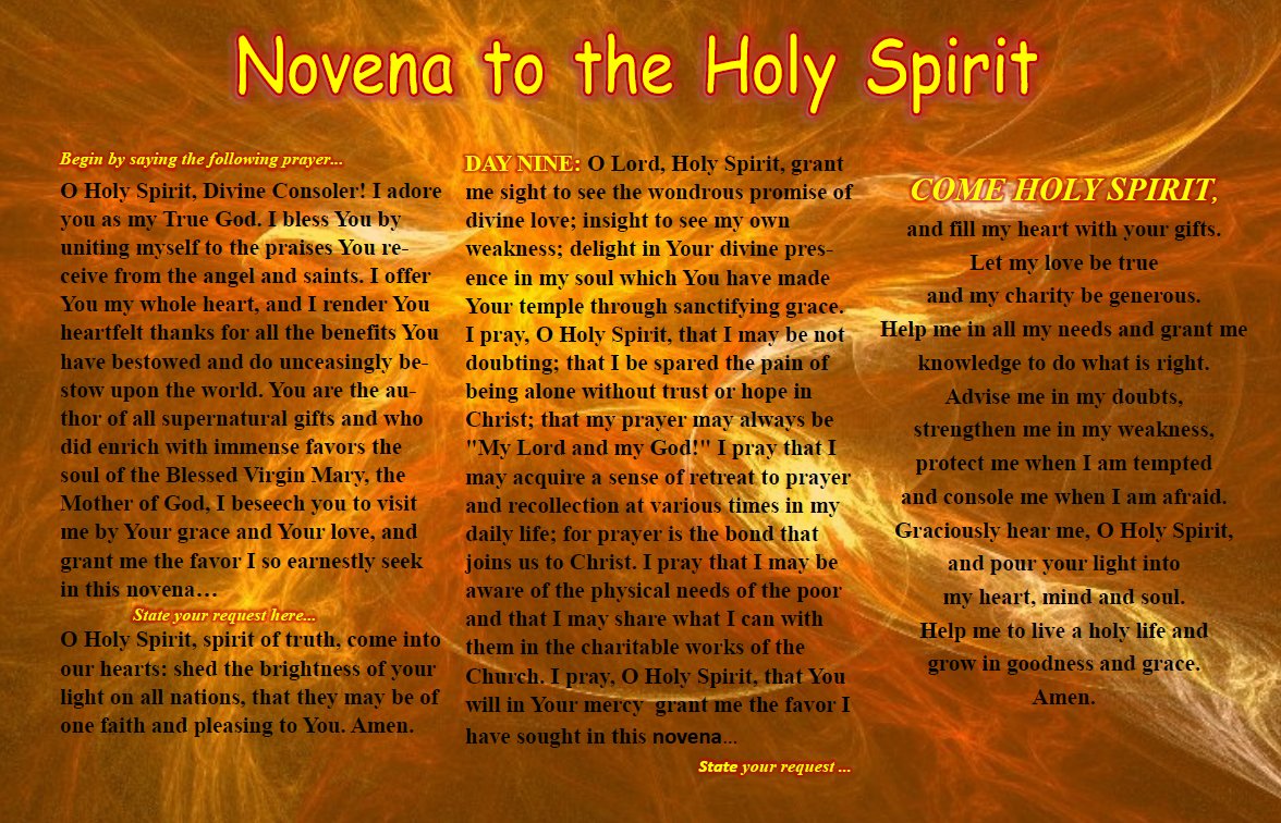 Bertthe3rd's tweet photo. Praying Toward Pentecost...Day 9 https://t.co/WGomroTlMI