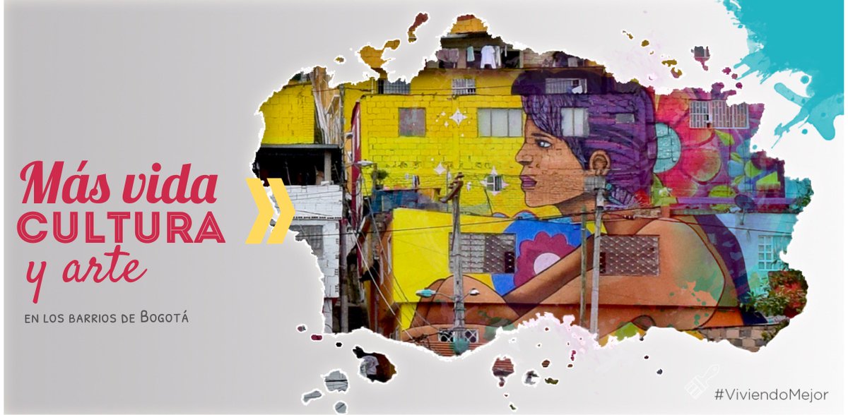 Gracias a <a href="/Bogota/">Alcaldía de Bogotá</a> y <a href="/GrupoOrbis/">Orbis</a> los barrios tienen más vida, cultura y arte. #ViviendoMejor