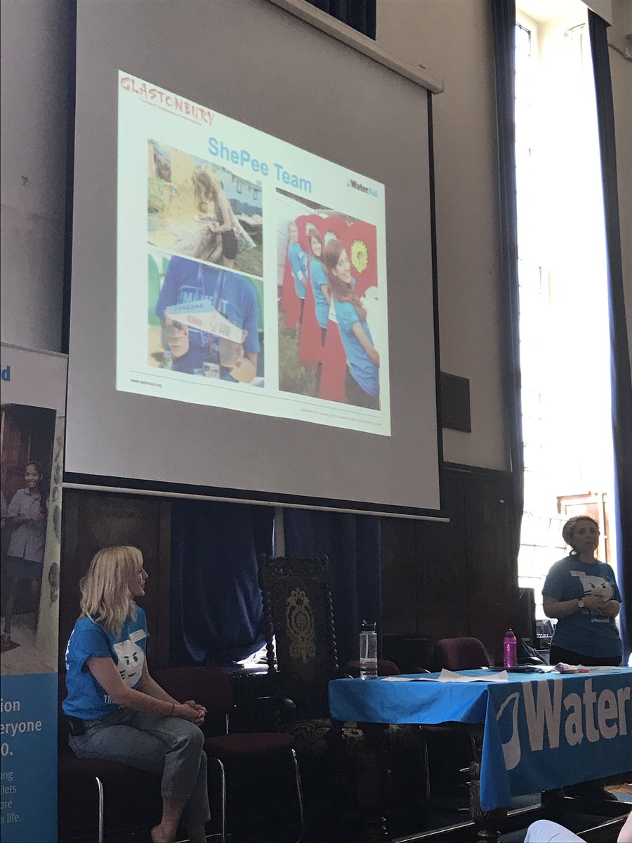 Cha_Minvielle's tweet photo. Ready to volunteer at @GlastoFest with @WaterAidUK on the #ShePee team! #TheWaterFight 💦 🎉 https://t.co/CHWT0RFQkP