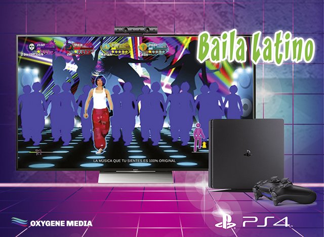 #BailaLatino, the new #dance #game  for the whole family is now on #PS4.