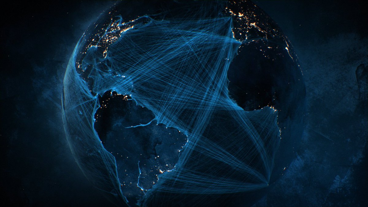 GeorgiaStraitBC's tweet photo. #oceans lit by #tankers #shippingroutes. What’s happening #underthesea #marinelife tomorrow @VanOceanFilms #VFOF  https://t.co/JAcocju8iH https://t.co/jliBH9gWCj