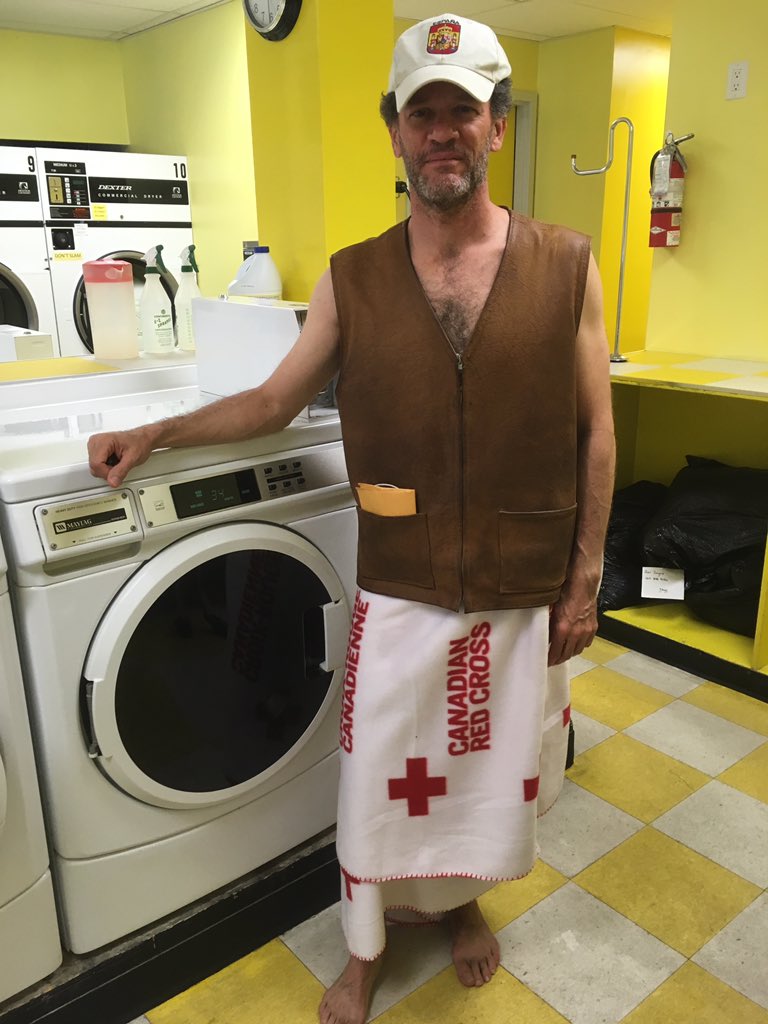 Washing all my clothes at a laundromat... #SanctumSurvivorYXE